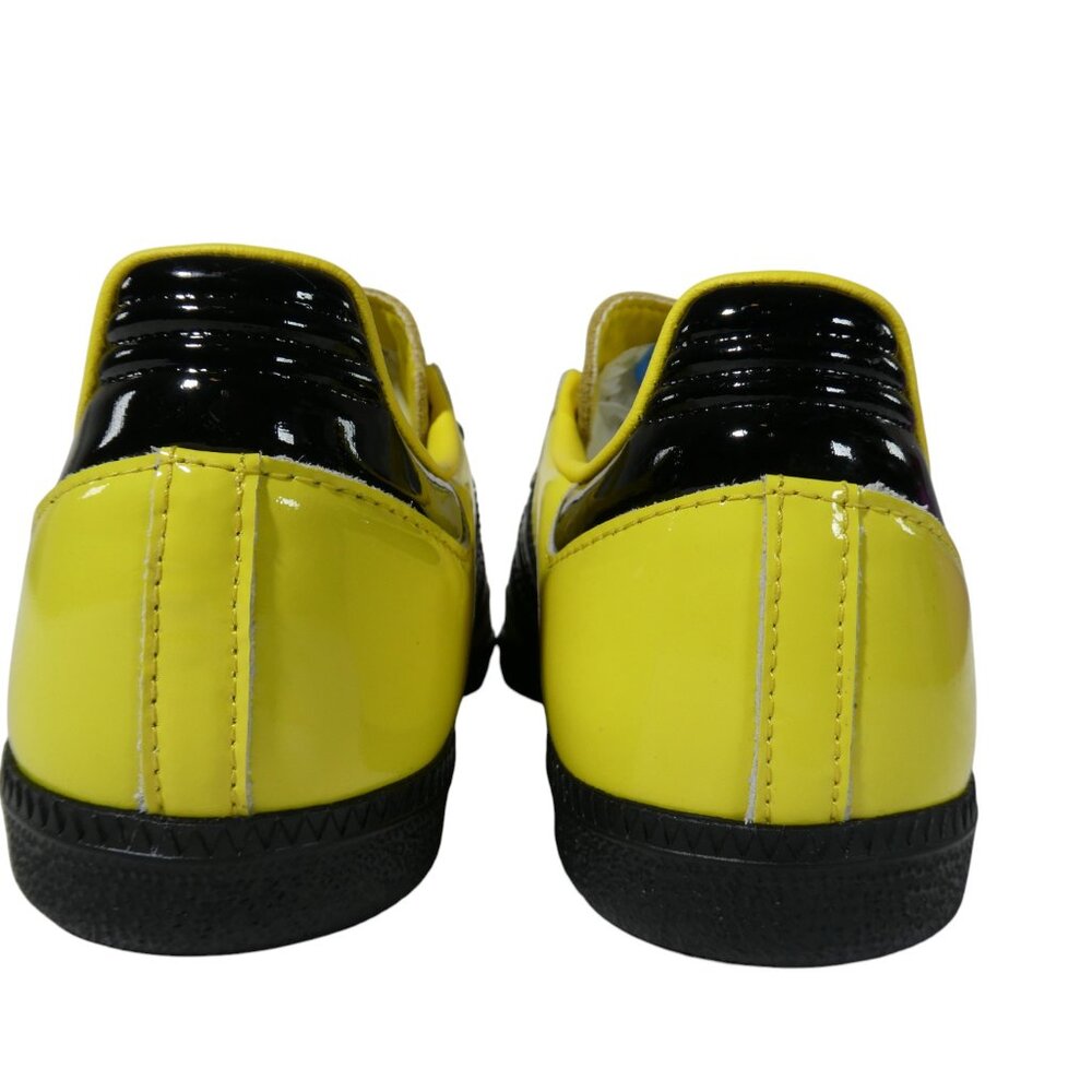 Adidas Women’s Samba JR8749 Size‎ 8.5 Yellow Black Leather Sneakers - Picture 8 of 13